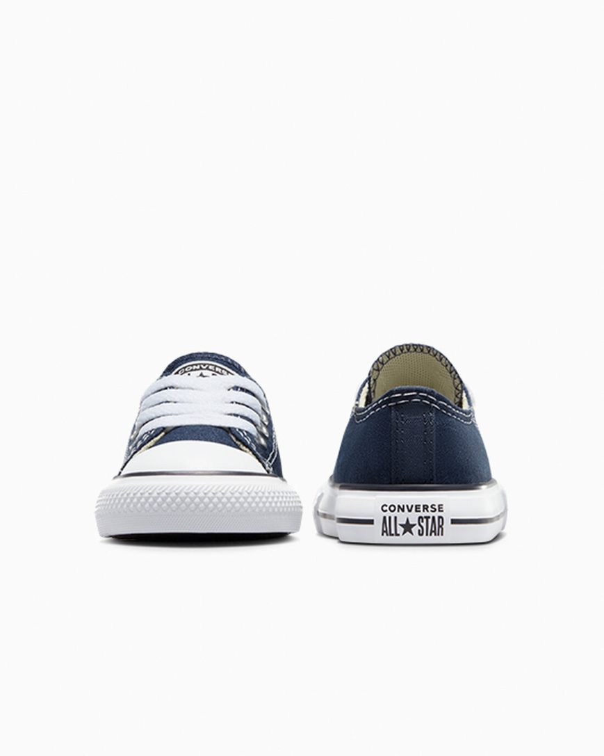 Girls' Converse Chuck Taylor All Star Classic Low Top Shoes Navy | AU 48130L